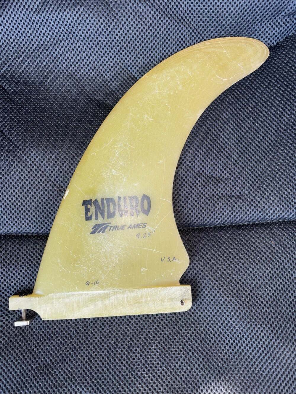 Vintage True Ames Windsurfing Fin 9.25” Enduro G-10 Nice Made In USA